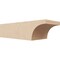 Ekena Millwork 6in. W x 4in. H x 16in. L Huntington Woodgrain TimberThane Rafter Tail, Primed Tan RFTUR06X04X16HUNRCPR - alternate 1